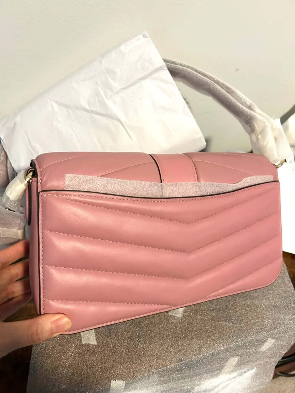 Coach Georgie Shoulder Bag With Puffy Quilting - Picture 3 of 10